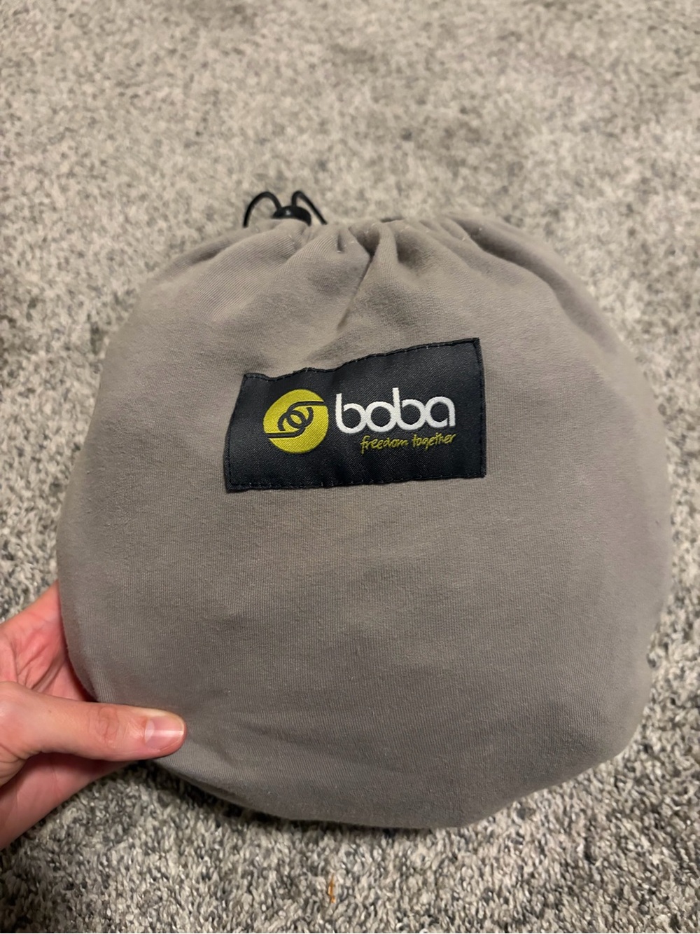 Boba Grey Baby Wearing Wrap